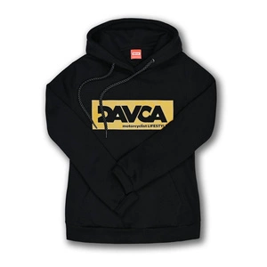 Bluza damska DAVCA LOGO GOLD czarny złoty