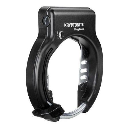 Blokada tylnego koła KRYPTONITE RING LOCK czarny srebrny