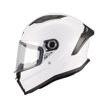 Kask integralny dziecięcy MT STINGER 2 KIDS PURE GLOSS WHITE biały