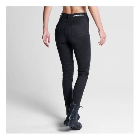 Jeansy motocyklowe damskie SPIDI MOTO LEGGINGS PRO BLACK czarny