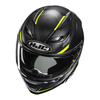 Kask integralny HJC F71 CARBON ESIRA BLACK/YELLOW czarny żółty