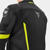 Kurtka tekstylna SHIMA SOLID 2.0 VENTED FLUO czarny żółty fluo