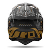 Kask cross AIROH WRAAAP CYBORG MATT czarny złoty