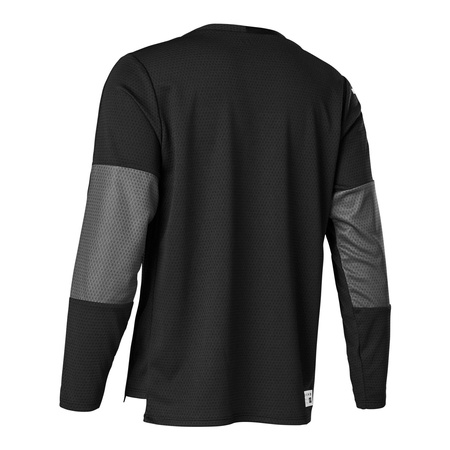Koszulka rowerowa dziecięca FOX JUNIOR DEFEND Z DŁUGIM RĘKAWEM BLACK czarny