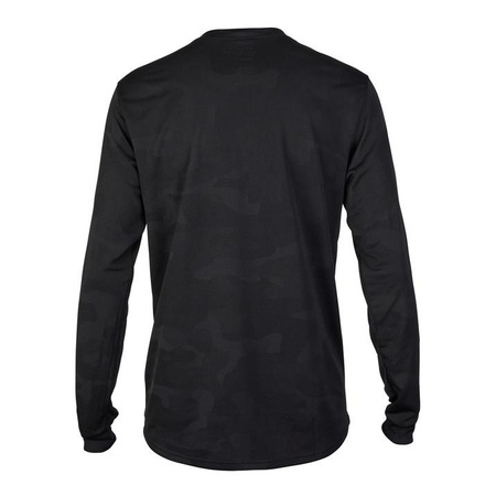 Koszulka rowerowa FOX RANGER Z DŁUGIM RĘKAWEM TRU DRI BLACK czarny