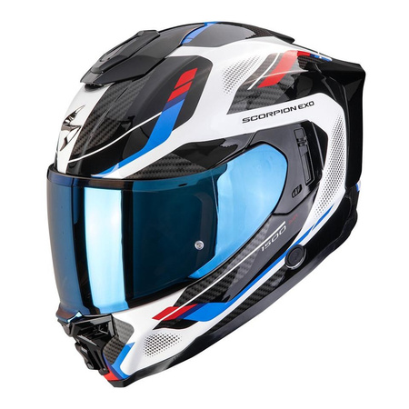 Kask integralny SCORPION EXO-1500 AIR SLEEK WHITE/RED/BLUE biały czerwony niebieski