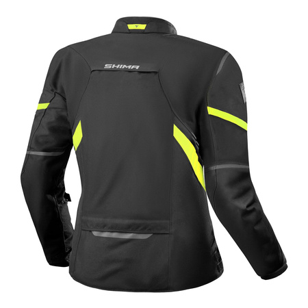 Kurtka tekstylna damska SHIMA RUSH 2.0 LADY FLUO czarny żółty fluo