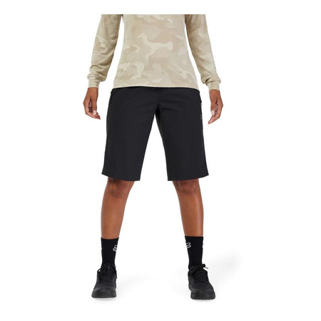 Spodenki rowerowe damskie FOX LADY RANGER BLACK czarny
