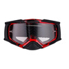 Gogle motocyklowe IMX DUST GRAPHIC RED/BLACK MATT SZYBA DARK SMOKE + CLEAR czerwony czarny mat