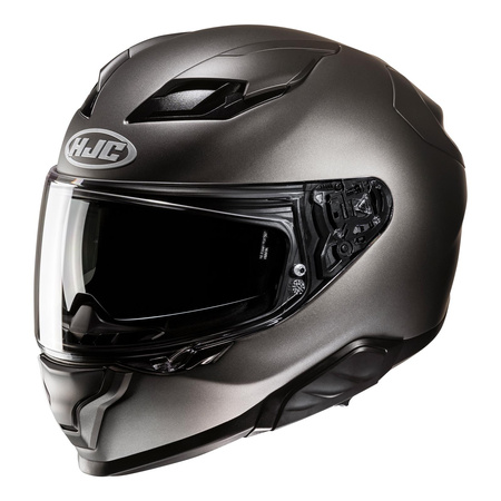 Kask integralny HJC F71 SEMI FLAT TITANIUM grafitowy