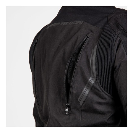 Kurtka tekstylna REBELHORN BORG BLACK czarny