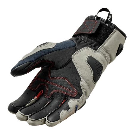 Rękawice szosowo-turystyczne REVIT SAND 5 SILVER/RED srebrny czerwony