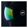 Gogle snowboardowe IMX PEAK BLACK MATT/BLACK SZYBA PODWÓJNA GREEN IRRIDIUM + BROWN czarny