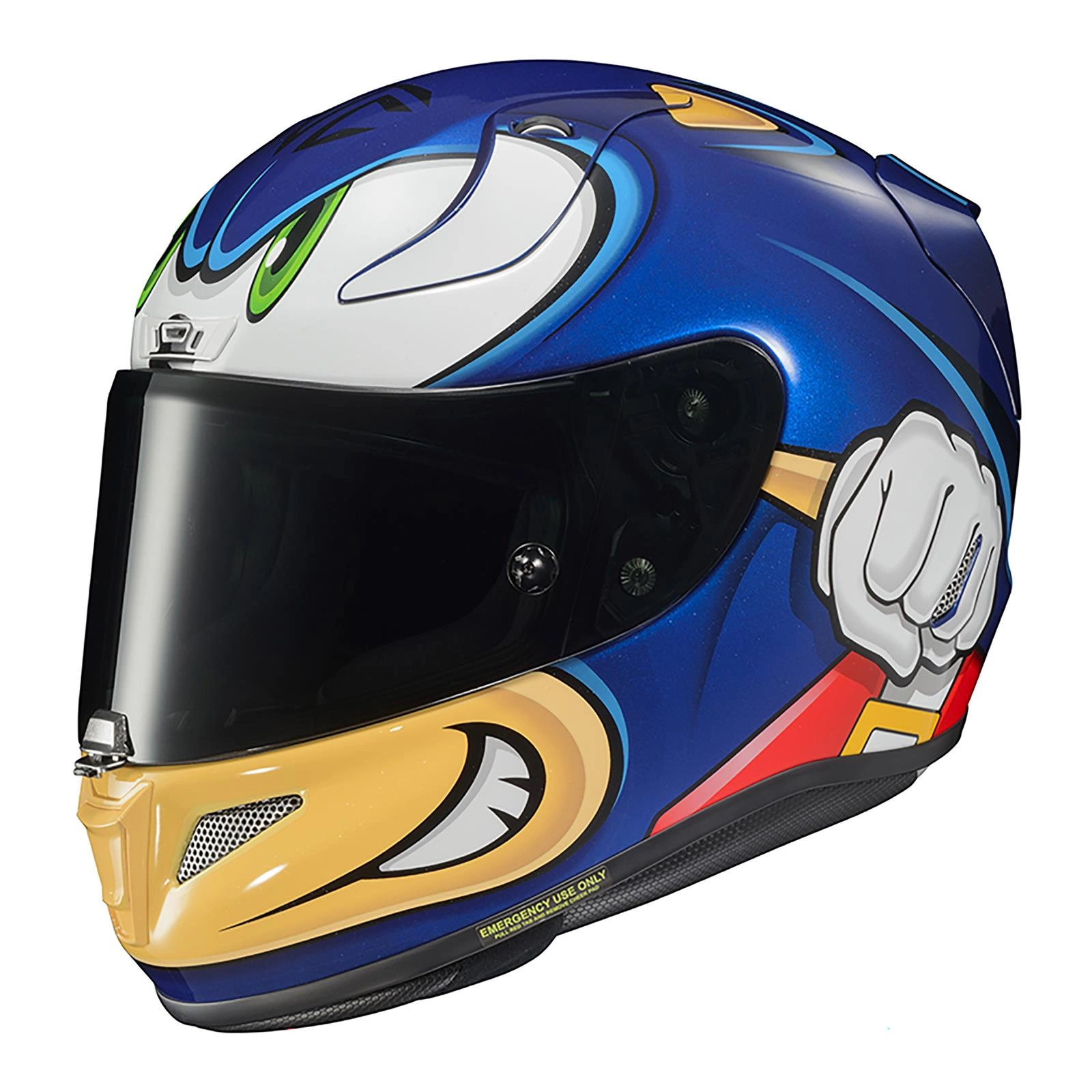 Kask Integralny Hjc Rpha Sonic Sega Blue Niebieski Bia Y Czerwony Rrmoto Pl