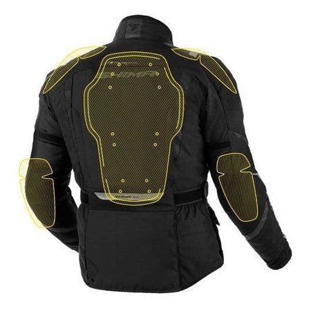 Kurtka tekstylna SHIMA HERO GREY szary czarny czerwony