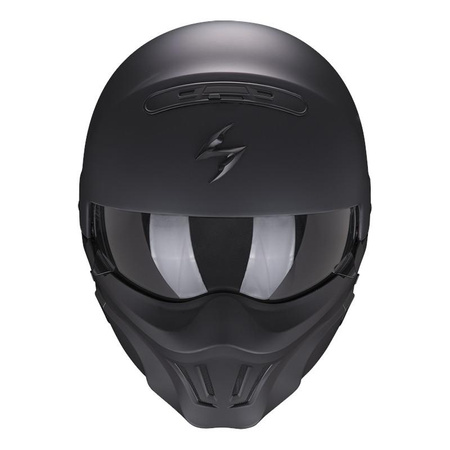 Kask otwarty SCORPION EXO-COMBAT EVO SOLID BLACK MATT czarny mat