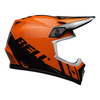Kask cross BELL MX-9 MIPS DASH ORANGE/BLACK czarny pomarańczowy