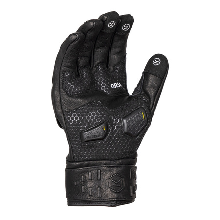 Rękawice miejskie KNOX ORSA LEATHER MK3 BLACK czarny