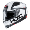 Kask integralny HJC R-PHA 70 BALIUS WHITE/BLACK biały czarny czerwony