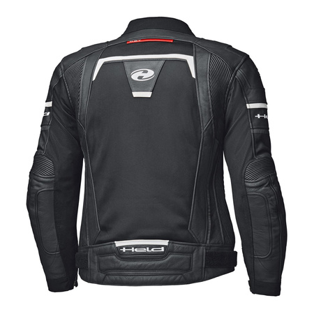 Kurtka skórzana HELD TORVER TOP AIR BLACK/WHITE czarny biały