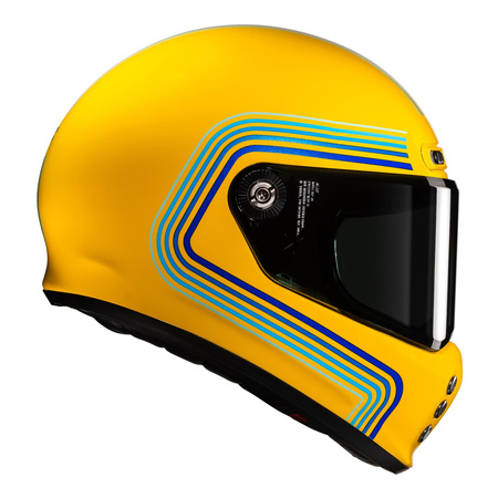 Kask integralny HJC V10 FONI YELLOW/GREY żółty szary