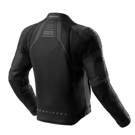 Kurtka tekstylna REBELHORN BORG II BLACK czarny