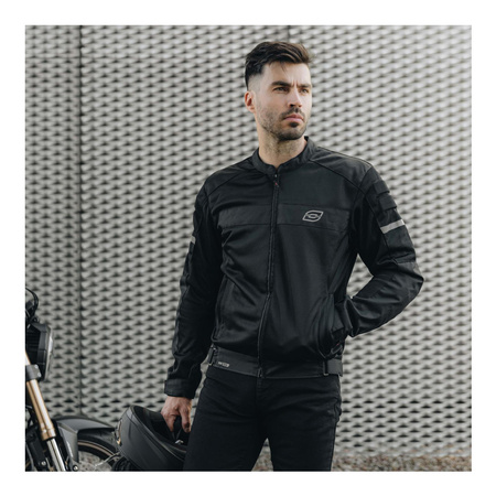 Kurtka tekstylna OZONE DART BLACK czarny