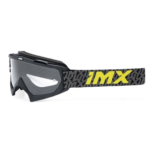 Gogle motocyklowe IMX MUD BLACK MATT/GREY/FLUO YELLOW SZYBA CLEAR czarny szary żółty fluo