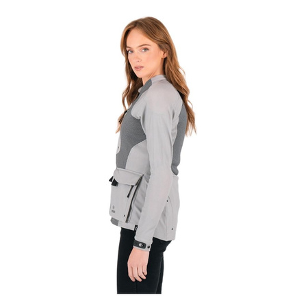 Kurtka tekstylna damska KNOX TOR LADY LIGHT GREY szary