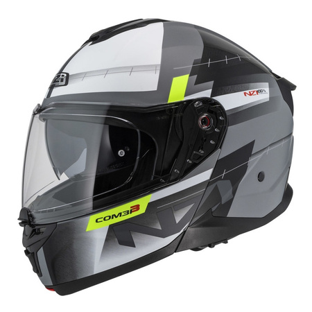 Kask szczękowy NZI COMBI 3 DUO METRIC NARDO GREY WHITE MATT szary biały