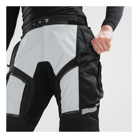 Spodnie tekstylne REBELHORN CUBBY V BLACK/GREY czarny szary