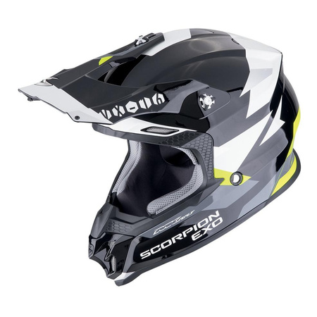 Kask cross SCORPION VX-16 EVO AIR ROD BLACK/NEON YELLOW czarny żółty fluo