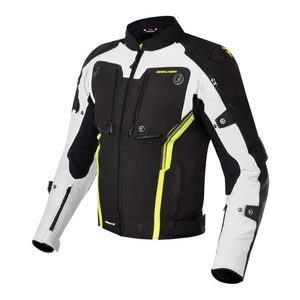 Kurtka tekstylna REBELHORN BORG BLACK/GREY/FLO YELLOW czarny szary żółty fluo