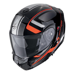 Kask szczękowy SCORPION EXO-930 EVO ARDENS METALLIC BLACK/RED czarny czerwony