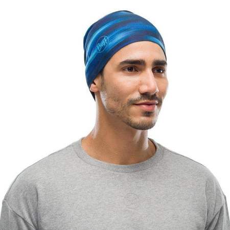 Czapka zimowa BUFF MICROFIBER REVERSIBLE US SHADING BLUE