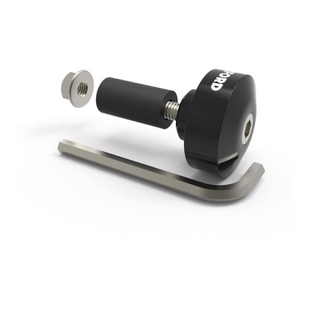 Końcówki kierownicy OXFORD BAR ENDS 1 BLACK