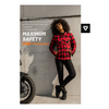 Jeansy motocyklowe damskie SECA FLEX BLACK czarny