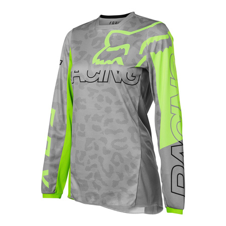 Bluza cross damska FOX LADY 180 SKEW STEEL GREY szary zielony fluo czarny