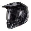 Kask cross z goglami LEATT KIT ADV 9.5 V25 CARBON czarny biały
