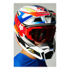 Kask cross FOX V3 RS PGMNT MULTI biały czarny czerwony niebieski pomarańczowy zielony żółty fluo inny