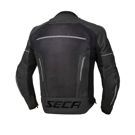 Kurtka skórzana SECA HOOLIGAN AIR BLACK czarny