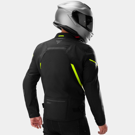 Kurtka tekstylna SHIMA RUSH 3.0 G2 FLUO czarny żółty fluo
