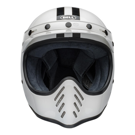 Kask cross BELL MOTO3 ECE6 SMQ AGS WHITE/BLACK biały czarny