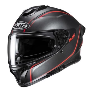 Kask integralny HJC C71 QUEZ BLACK/RED czarny czerwony