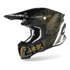 Kask cross AIROH TWIST 2.0 SWORD GLOSS/MATT czarny biały złoty