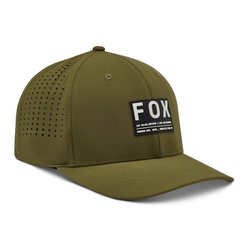 Czapka z daszkiem FOX NON STOP TECH FLEXFIT OLIVE GREEN zielony