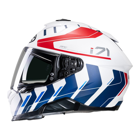 Kask integralny HJC I71 SIMO WHITE/RED/BLUE biały czerwony niebieski
