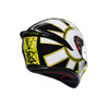 Kask integralny AGV K1 GOTHIC 46 czarny żółty biały