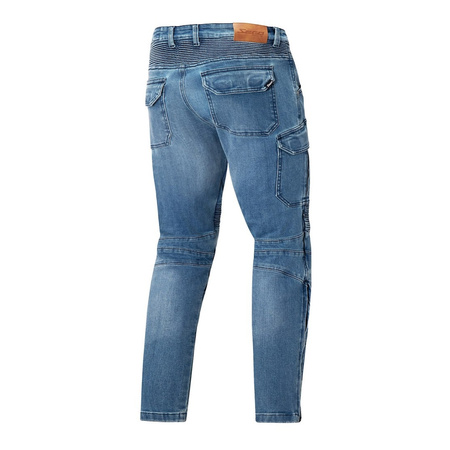 Jeansy motocyklowe SECA SQUARE II BLUE niebieski
