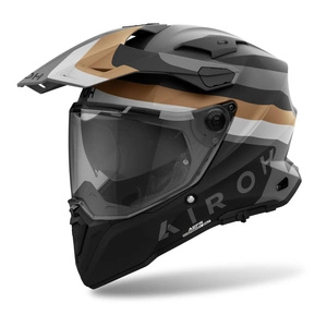 Kask integralny AIROH COMMANDER 2 DOOM GOLD MATT czarny szary złoty